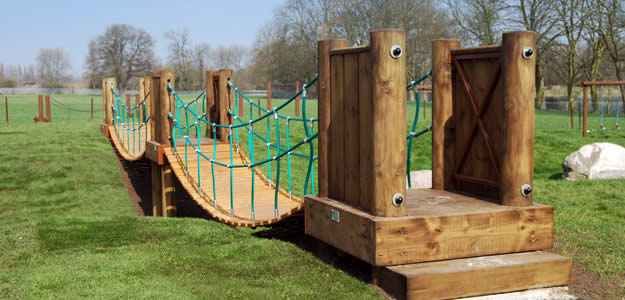 Rope bridges - Rubicon Play bespoke play ropes